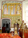 Настенные росписи в центральном алтаре собора Александра Невского