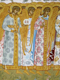 Настенные росписи в центральном алтаре собора Александра Невского, Ангельский чин