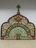 Детали мозаично-керамического иконостаса