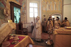 В алтаре собора Александра Невского